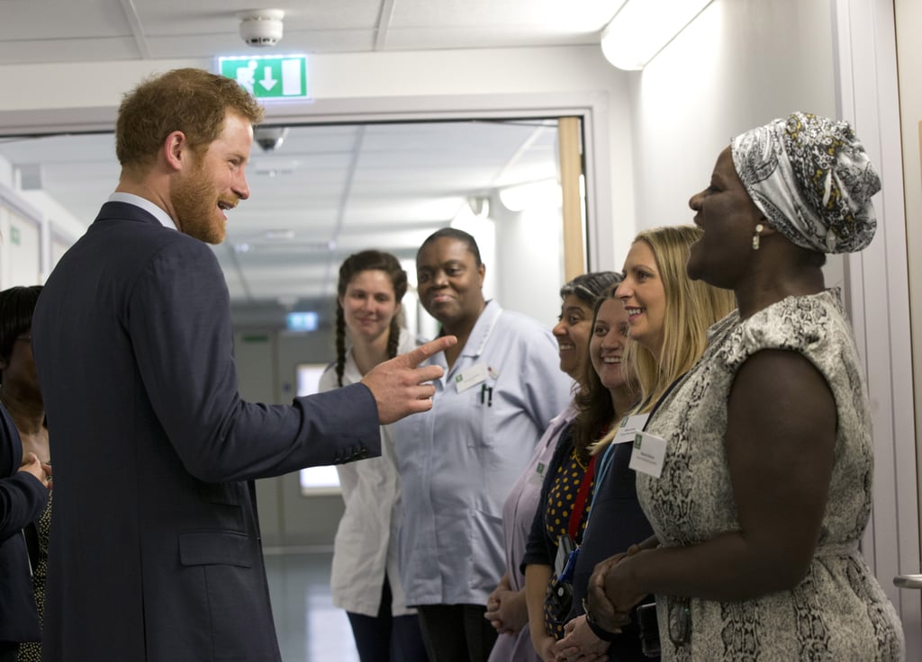 Prince Harry Visits Mildmay Hospital December 2015