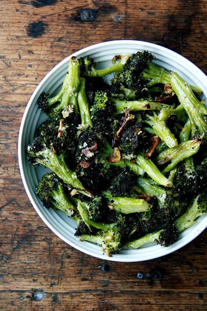 Roasted Broccoli With Garlic, Lemon, and Parmesan