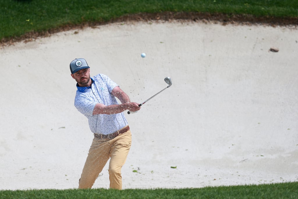 Justin Timberlake With Son Silas at PGA Golf Tour 2019