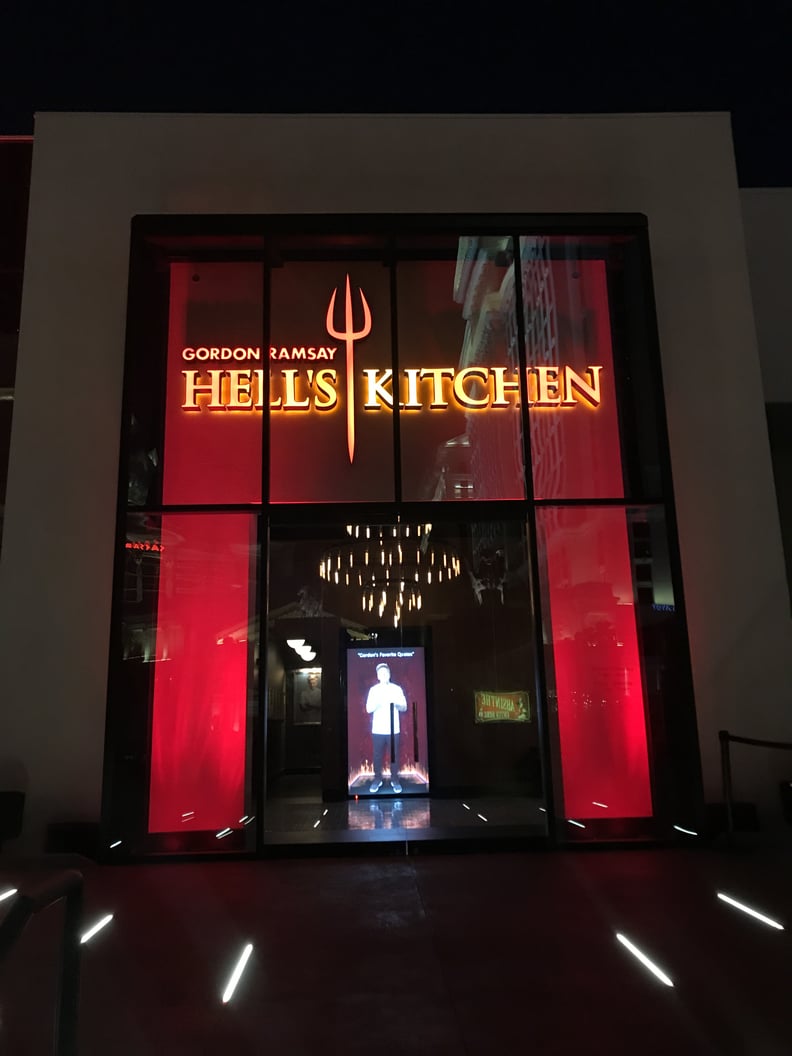 The entrance of Hell's Kitchen is iconic.