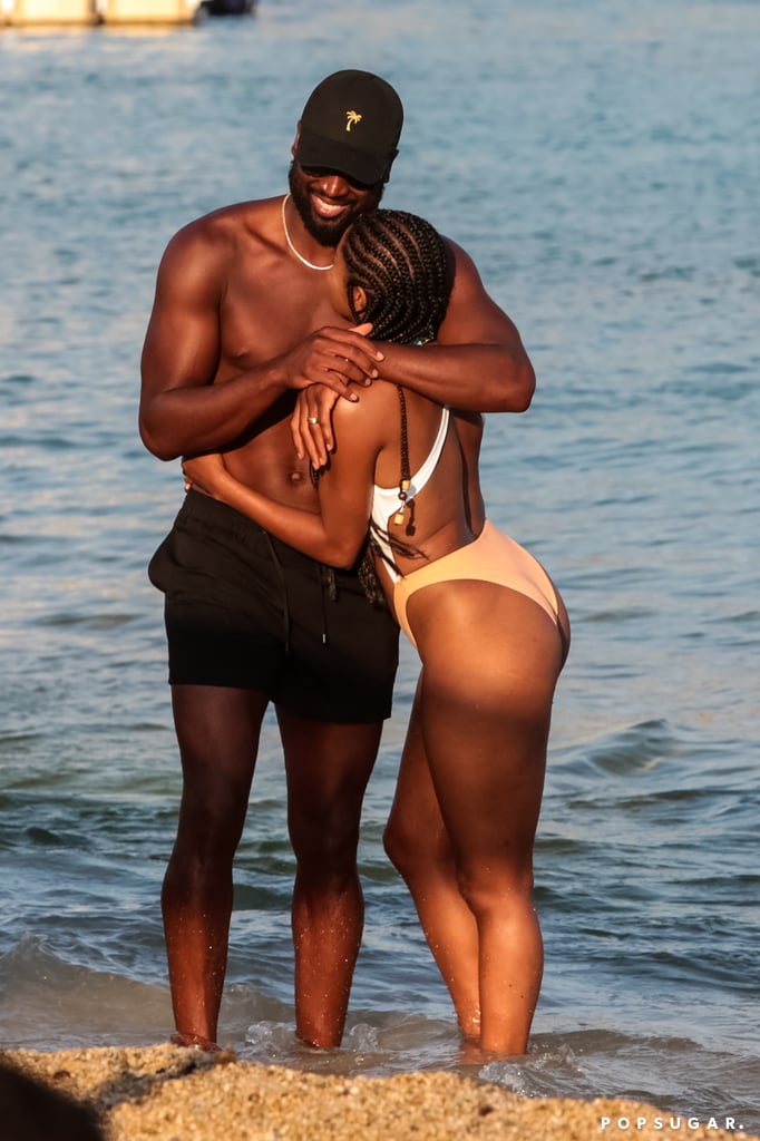 Dwyane Wade and Gabrielle Union in Greece August 2017