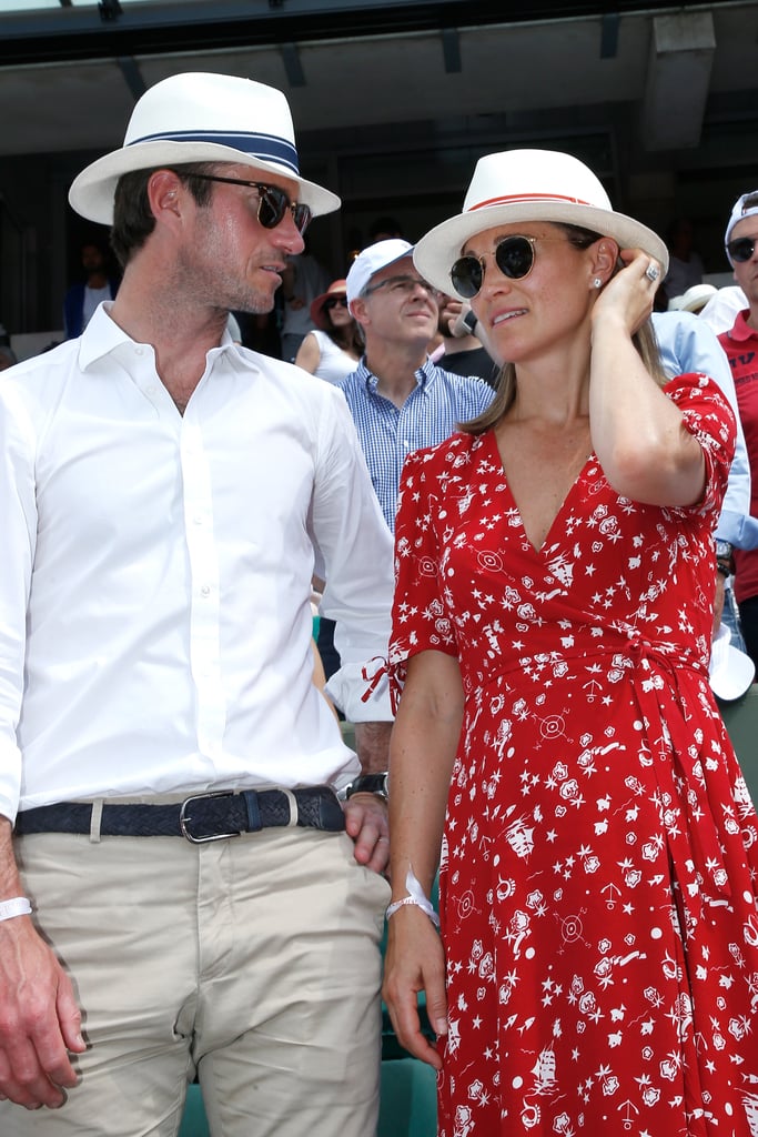 Pippa Middleton and James Matthews at French Open in Paris