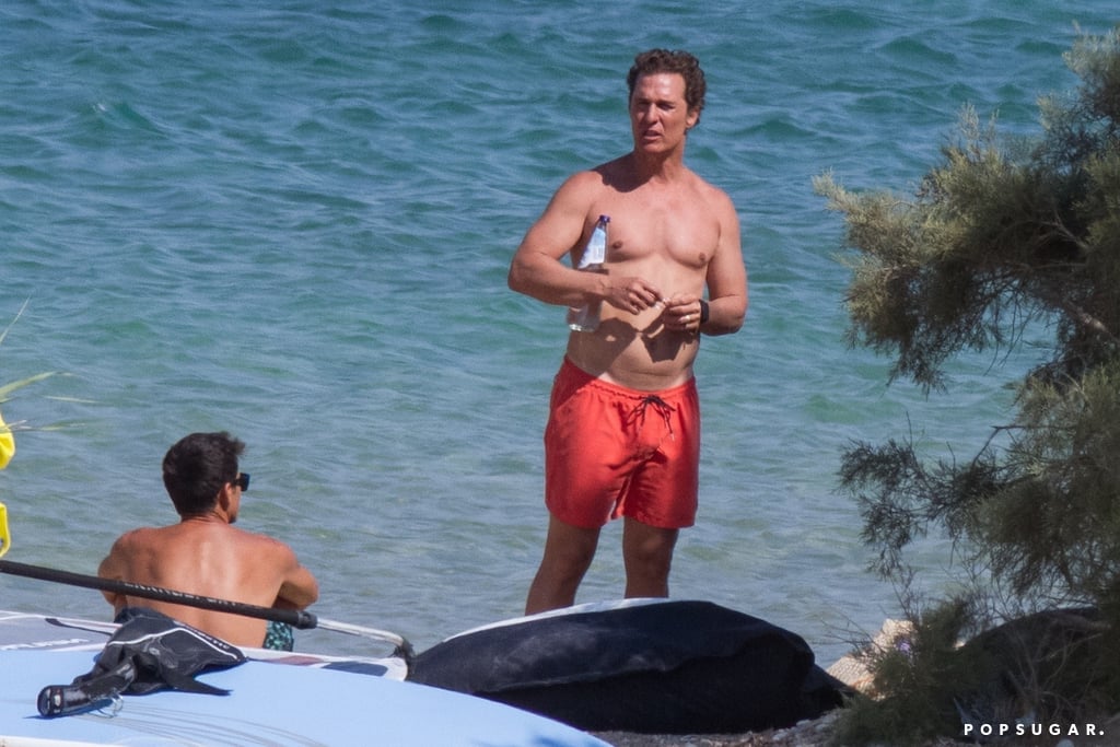 Matthew McConaughey Shirtless in Greece Pictures June 2019