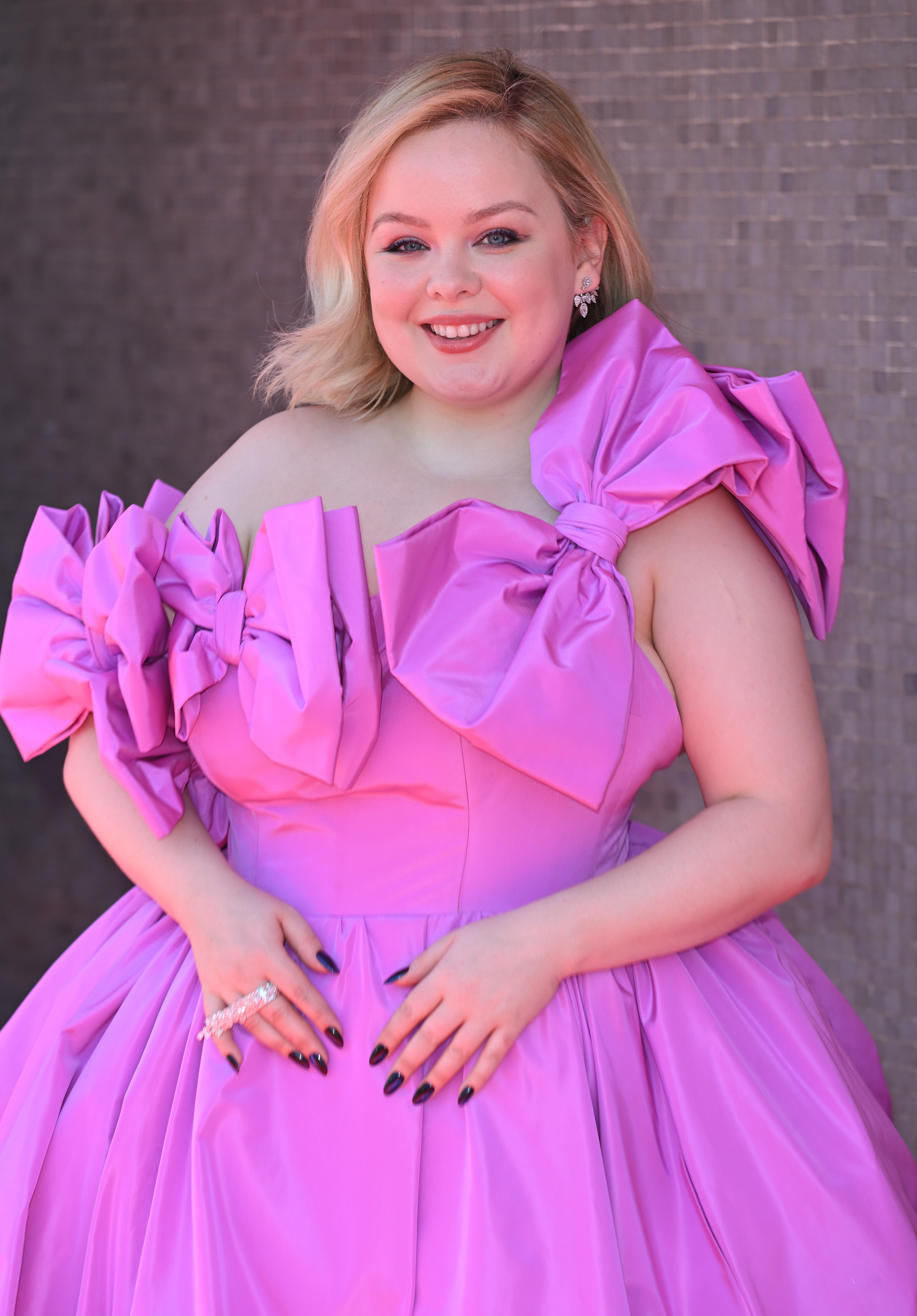 by nicola pink dress By Nicola - Fiesta Off Shoulder Maxi Dress - Candy