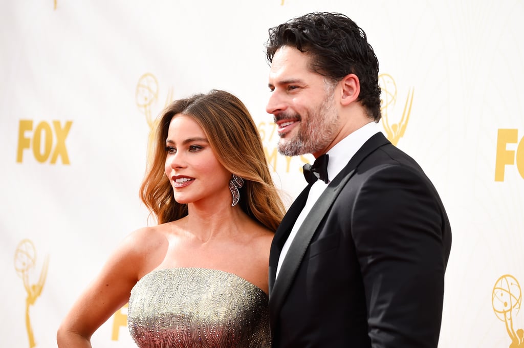 Sofia Vergara and Joe Manganiello at Emmys 2015
