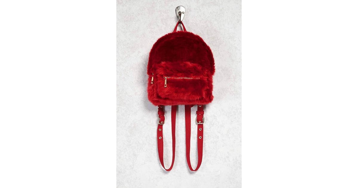 fur backpack forever 21