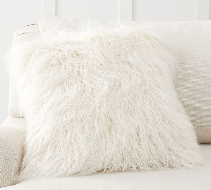 Mongolian Faux Fur Pillow Covers