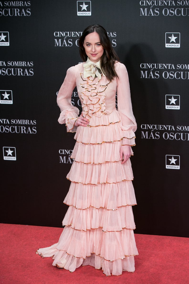 Dakota Johnson in Gucci