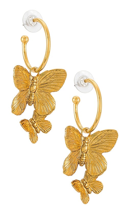Jennifer Behr Brynn Hoop Earring in Gold