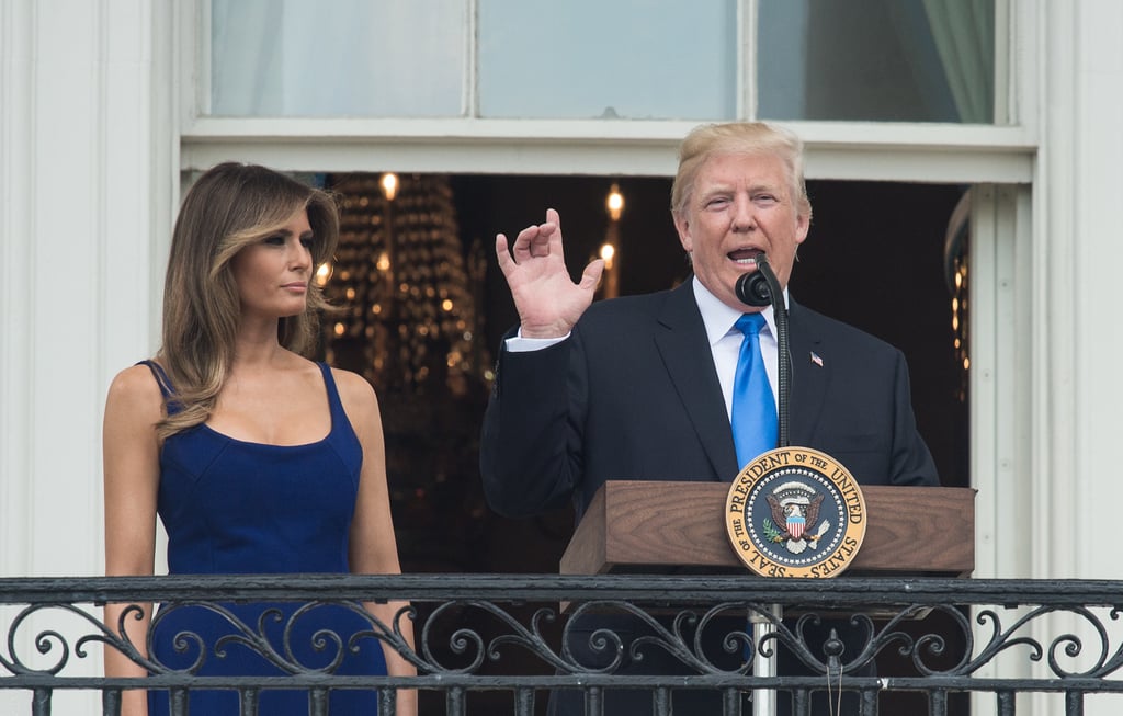 Melania Trump Esteban Cortazar Dress July 4 2017