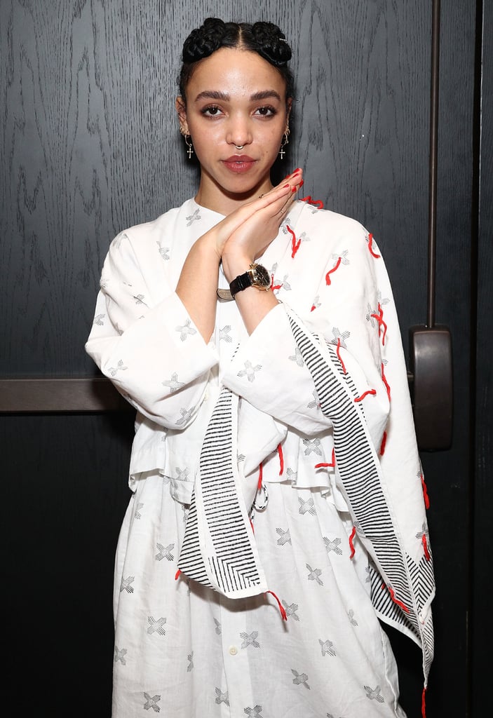 FKA Twigs struck a pose at her Surface magazine talk.