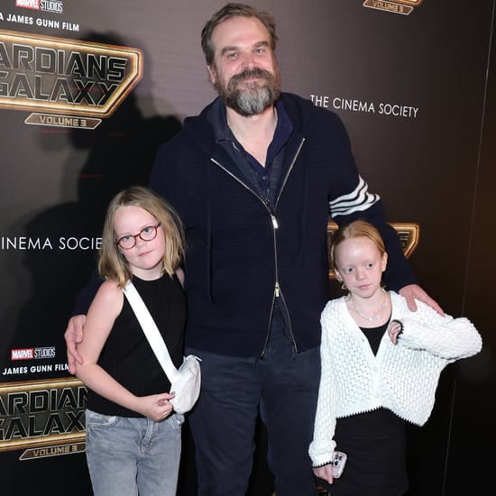 David Harbour & Kids at Guardians of the Galaxy 3 Premiere