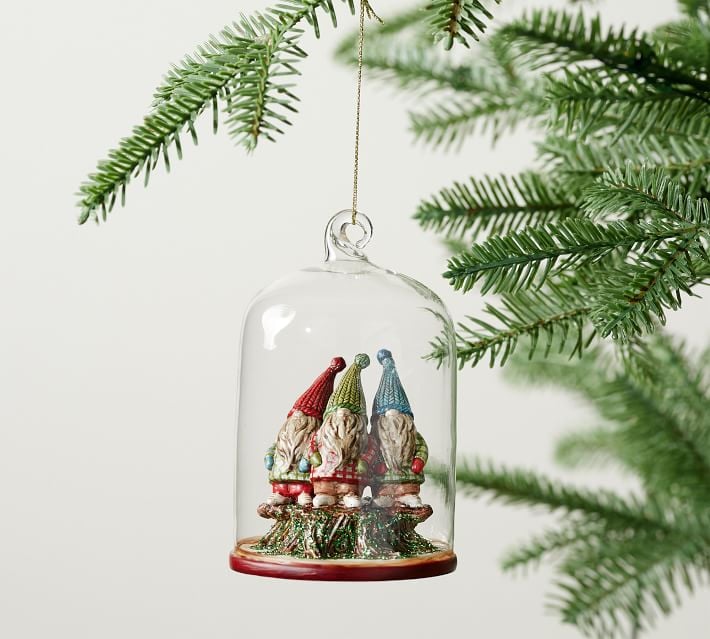 Gnome Cloche Ornament