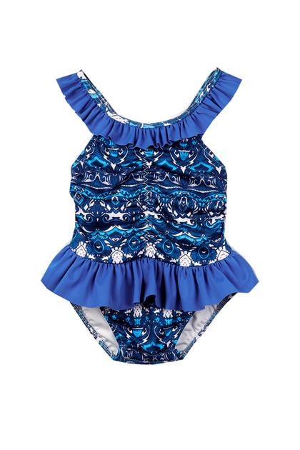 Girls Layna One-Piece in Santorini