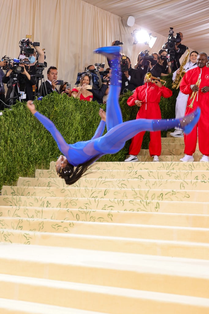 See Nia Dennis Do Gymnastics on the 2021 Met Gala Red Carpet