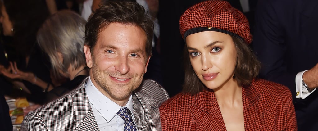 Irina Shayk Red Blazer Dress With Bradley Cooper