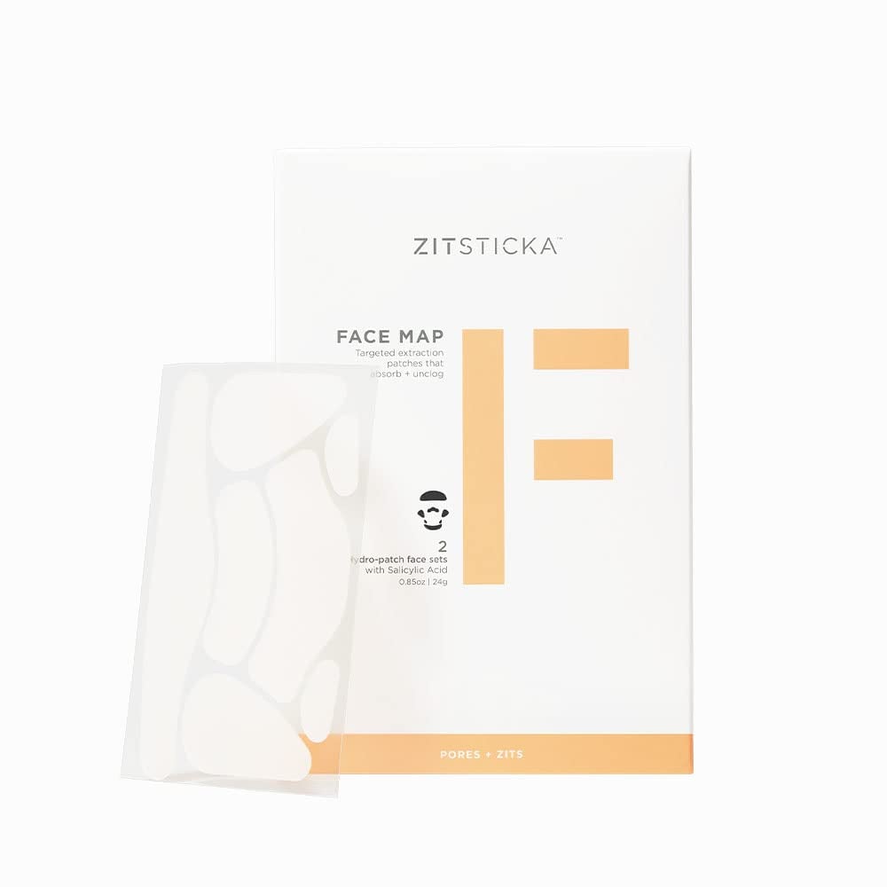 Best Pimple Patches: ZitSticka FaceMap Hydrocolloid Surface Area Patches