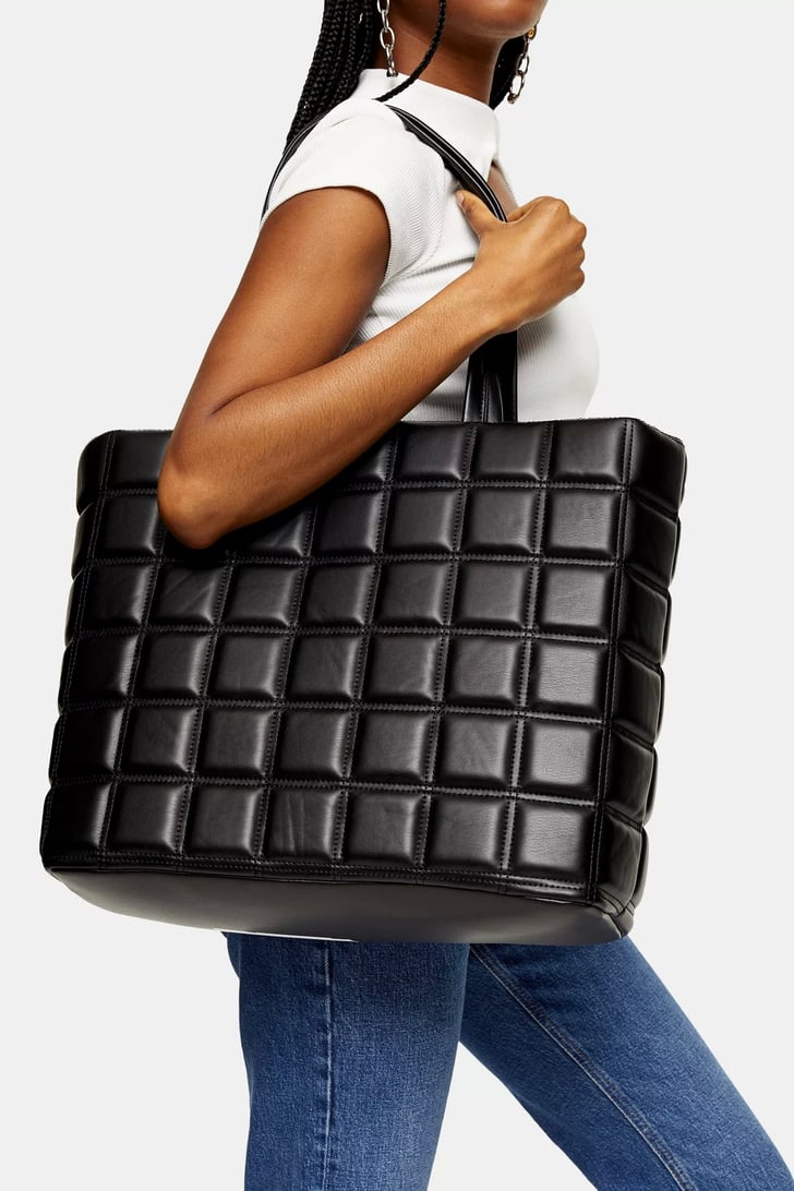 Our Pick Riley Black Quilted Tote Bag How to Style a Big Bag