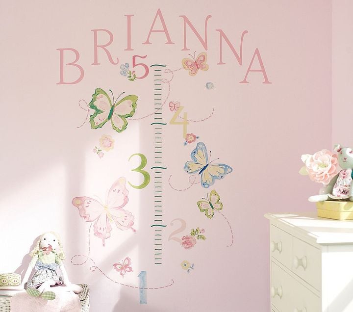 Pottery Barn Kids Butterfly Growth Chart Decal