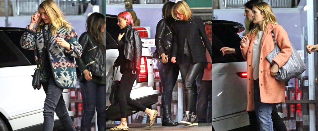 Cameron Diaz Has Dinner With Drew Barrymore | Pictures