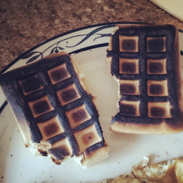 "You know it's going to be a good day when your toaster literally bursts into flames first thing in the morning. Awesome."