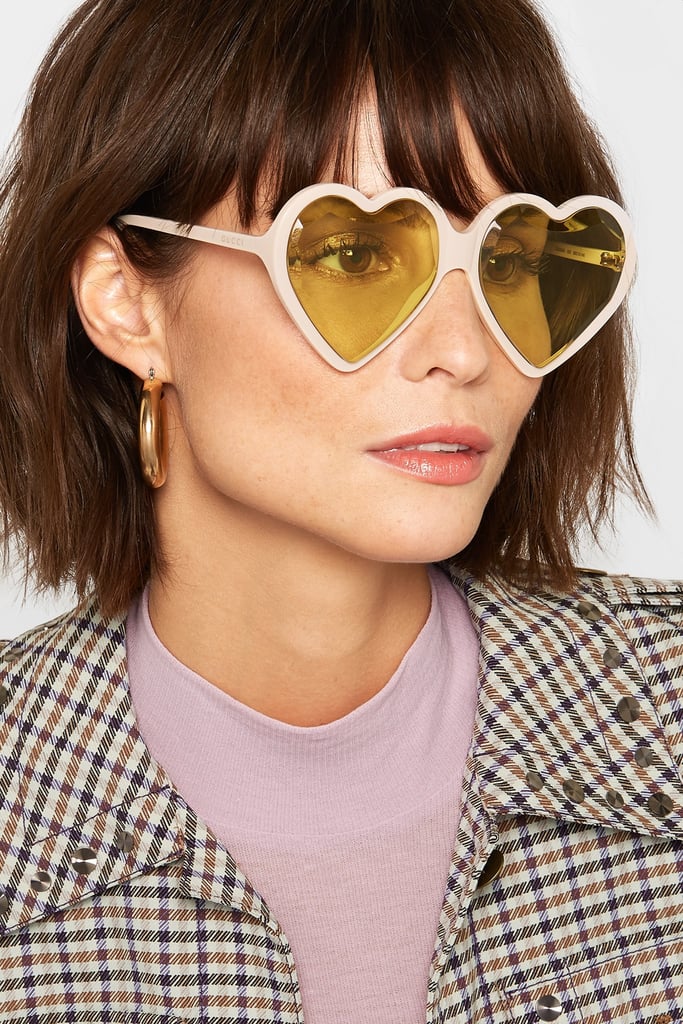 Gucci Heart-Shaped Acetate Sunglasses