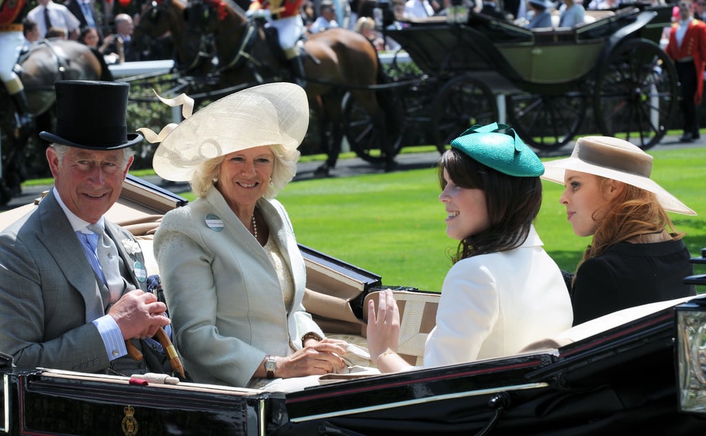 Prince Charles, Camilla, Princess Beatrice, and Princess Eugenie, 2011