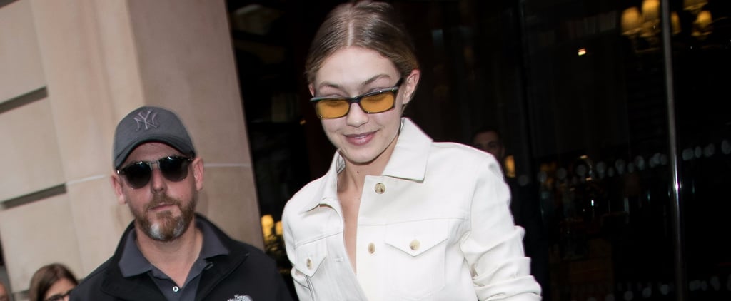 Gigi Hadid Yellow Bird Mules