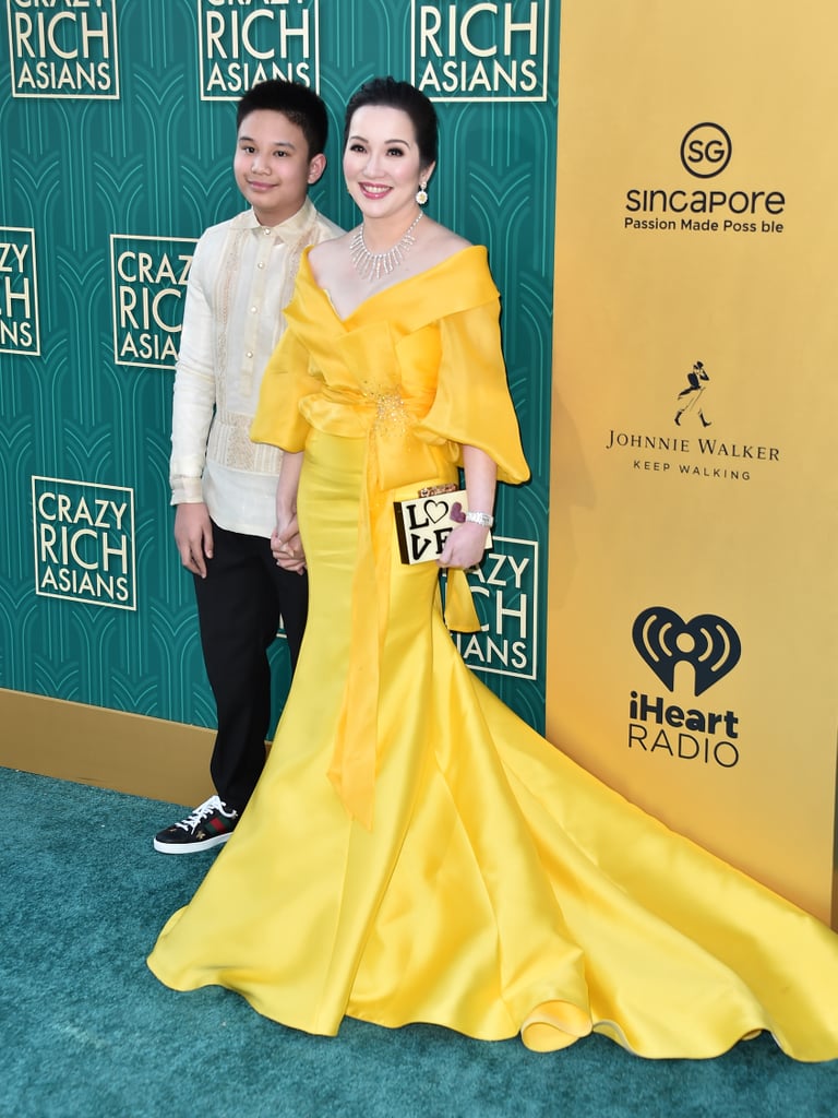 Pictured: Kris Aquino and her son.