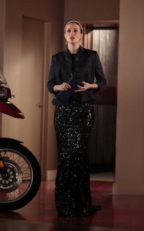 Blair waldorf black dress clearance