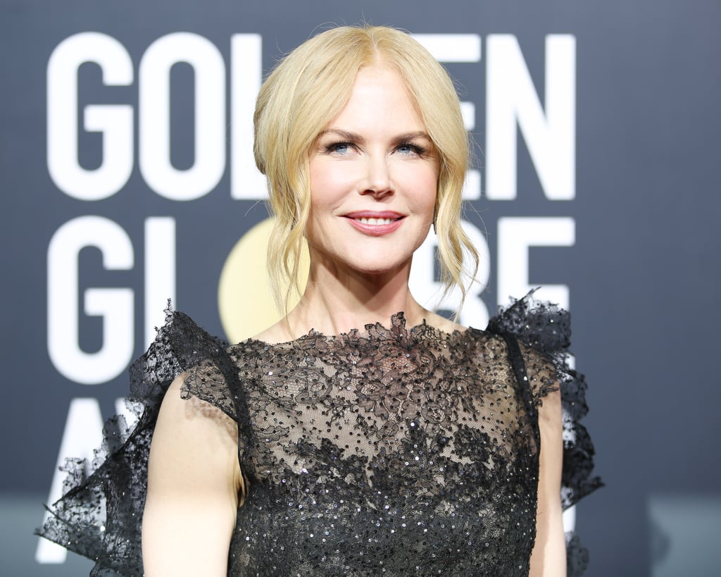 Nicole Kidman went with lace and sparkles in her Givenchy dress.