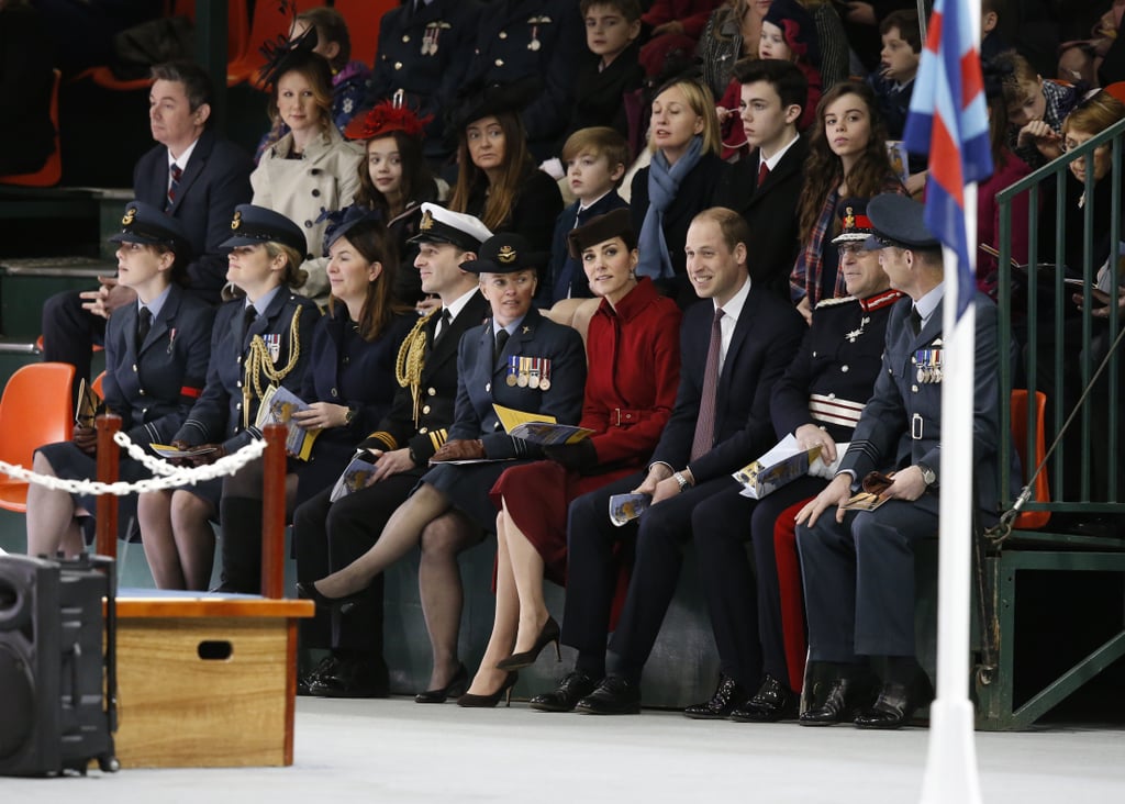 Kate Middleton Wearing Red LK Bennett Coat 2016