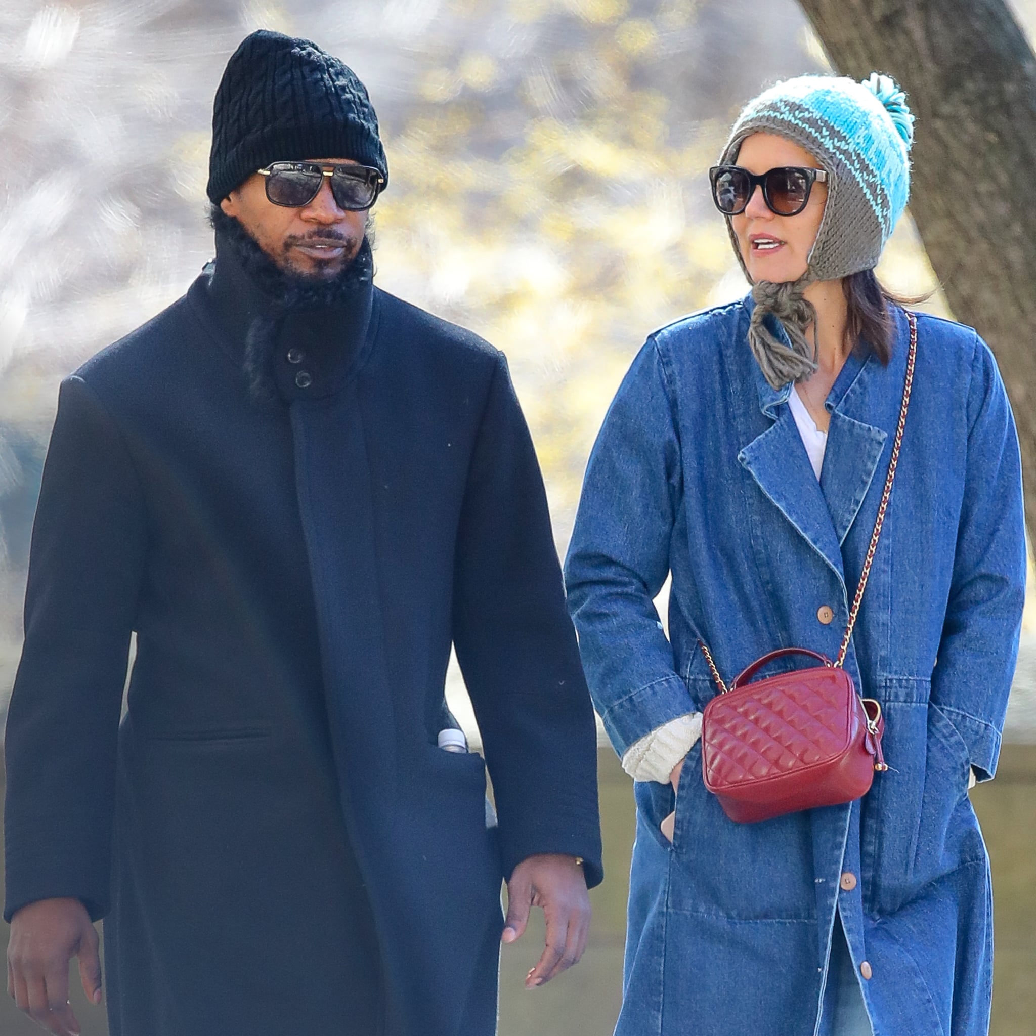 Katie Holmes And Jamie Foxx Walking In Nyc March 2019 Popsugar Celebrity