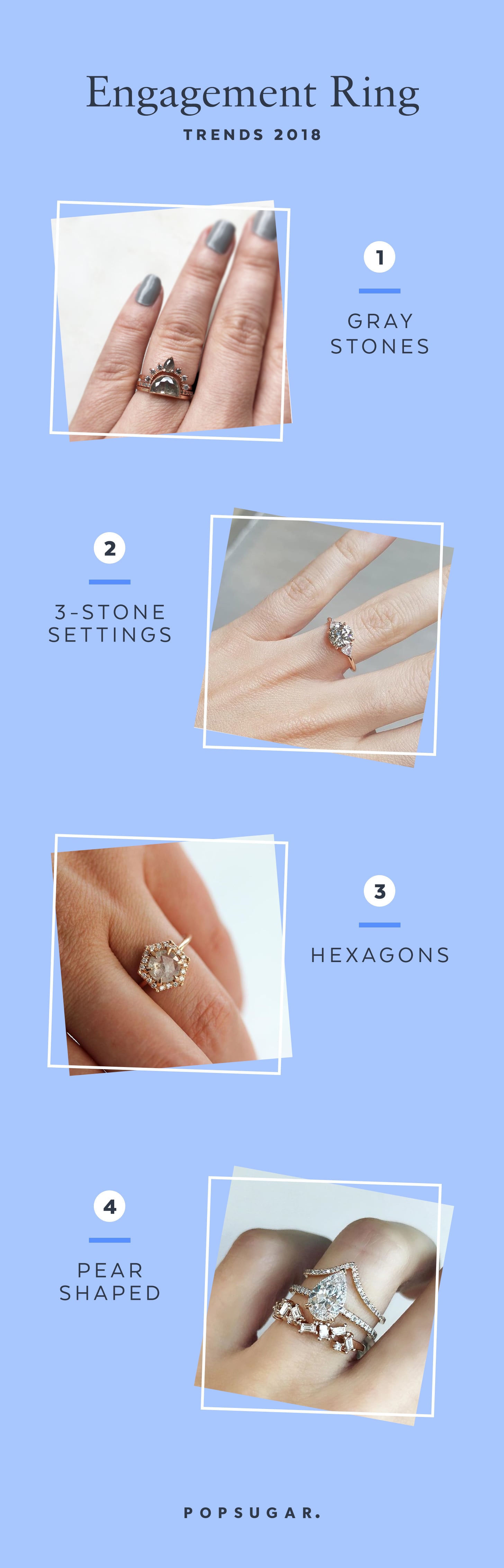 Trending engagement sale rings 2018