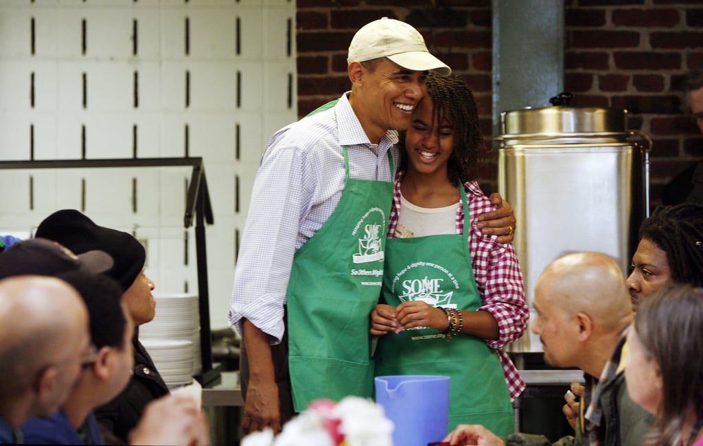 Barack Obama Cute Moments With Sasha and Malia