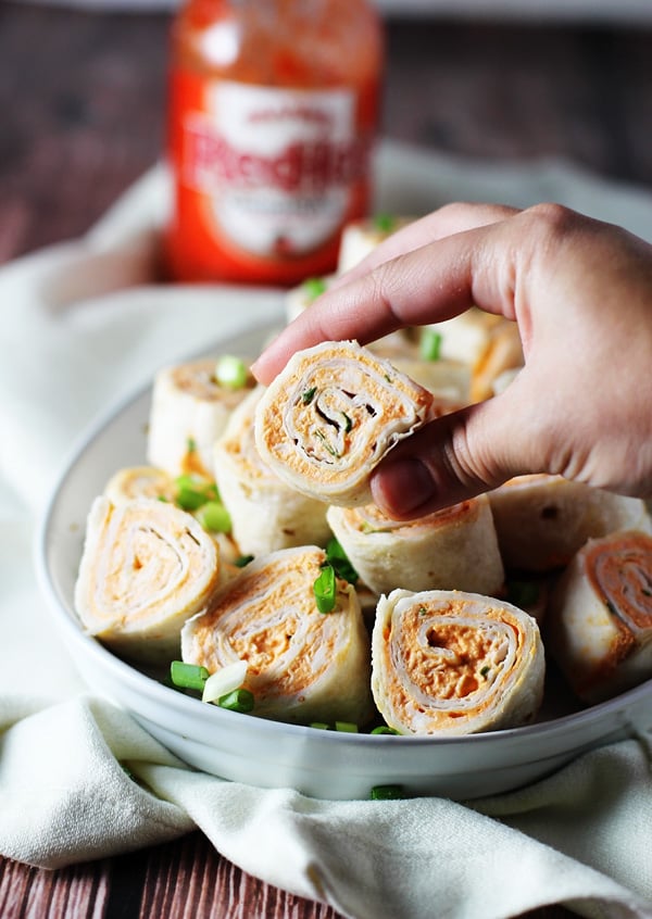 Buffalo Chicken Pinwheels