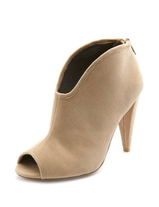 cute peep toe booties