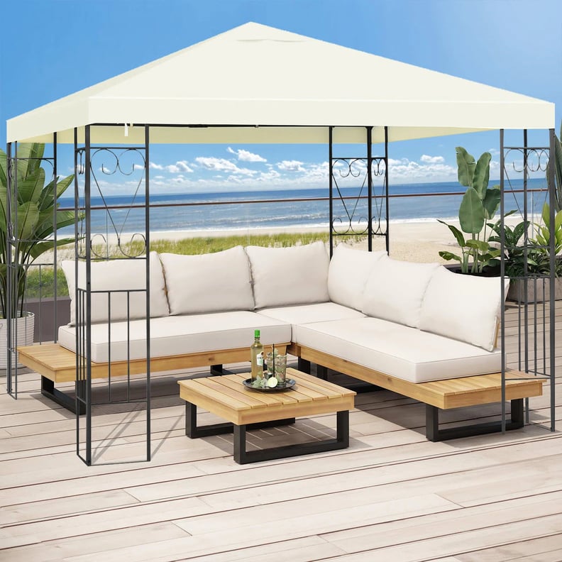 For Patios and Decks: Forclover Steel Patio Gazebo