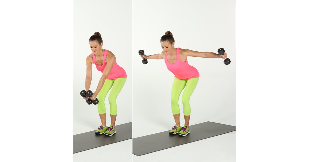 Bent Over Reverse Fly Best Dumbbell Arm Exercises Popsugar Fitness 