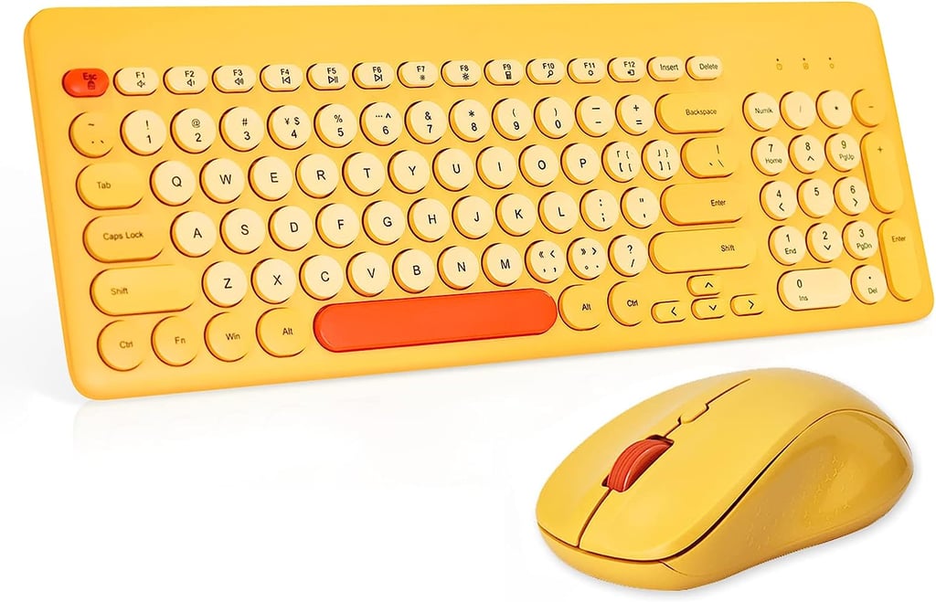 A Colorful Keyboard That's Slim and Seamless