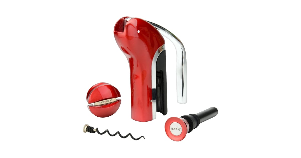 Houdini Deluxe Vertical Corkscrew in Red Best Target Gifts For Men POPSUGAR Smart Living