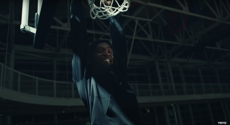 Kevin Durant in the "Laugh Now Cry Later" Music Video