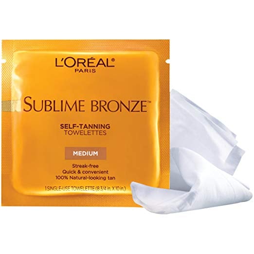 L'Oréal Paris Self-Tanning Sublime Bronze Towelettes with Vitamin E