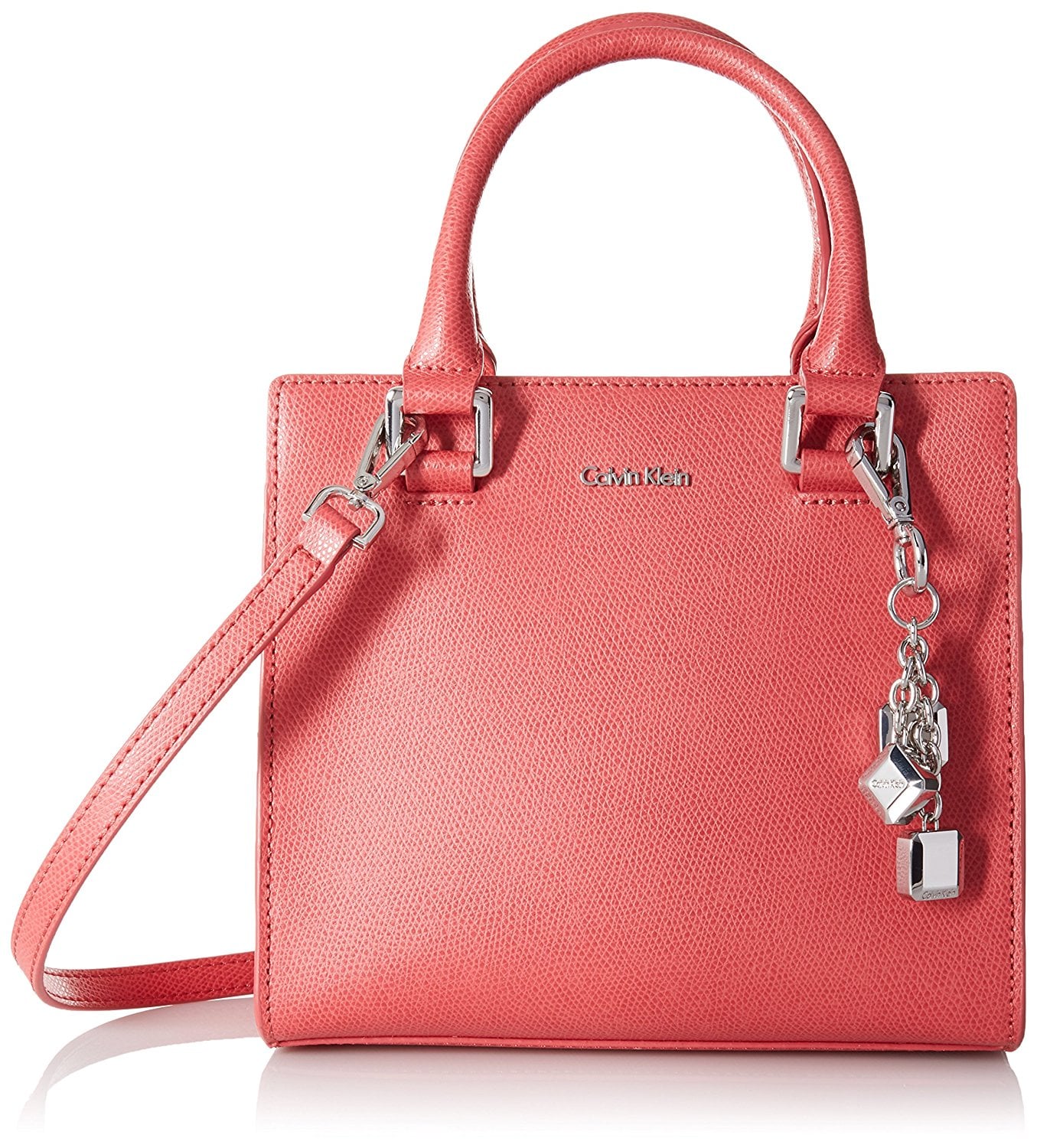 calvin klein logan mercury leather crossbody