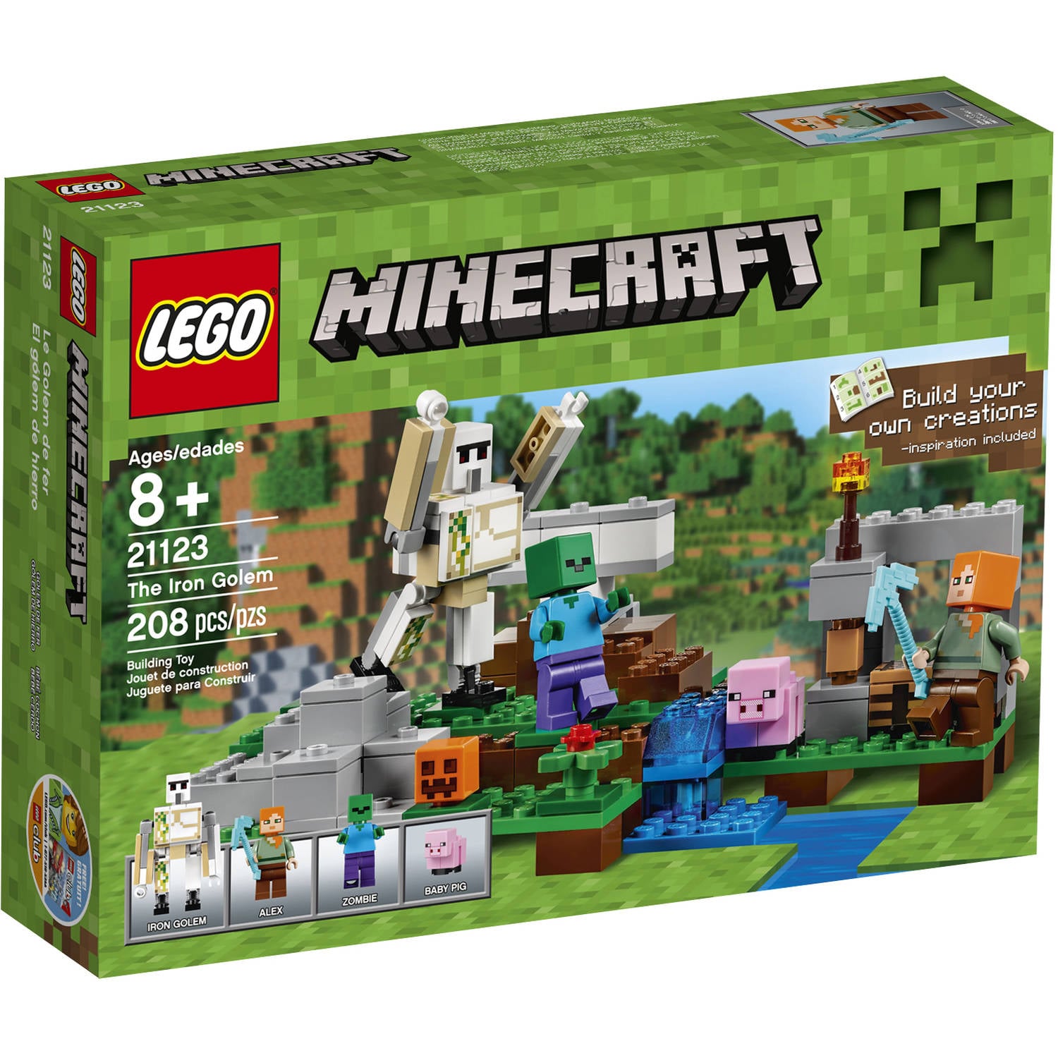 For 7-Year-Olds: Lego Minecraft The Iron Golem The Best Gifts For Kids Under 10 Years Old in 2019 | POPSUGAR Family 354