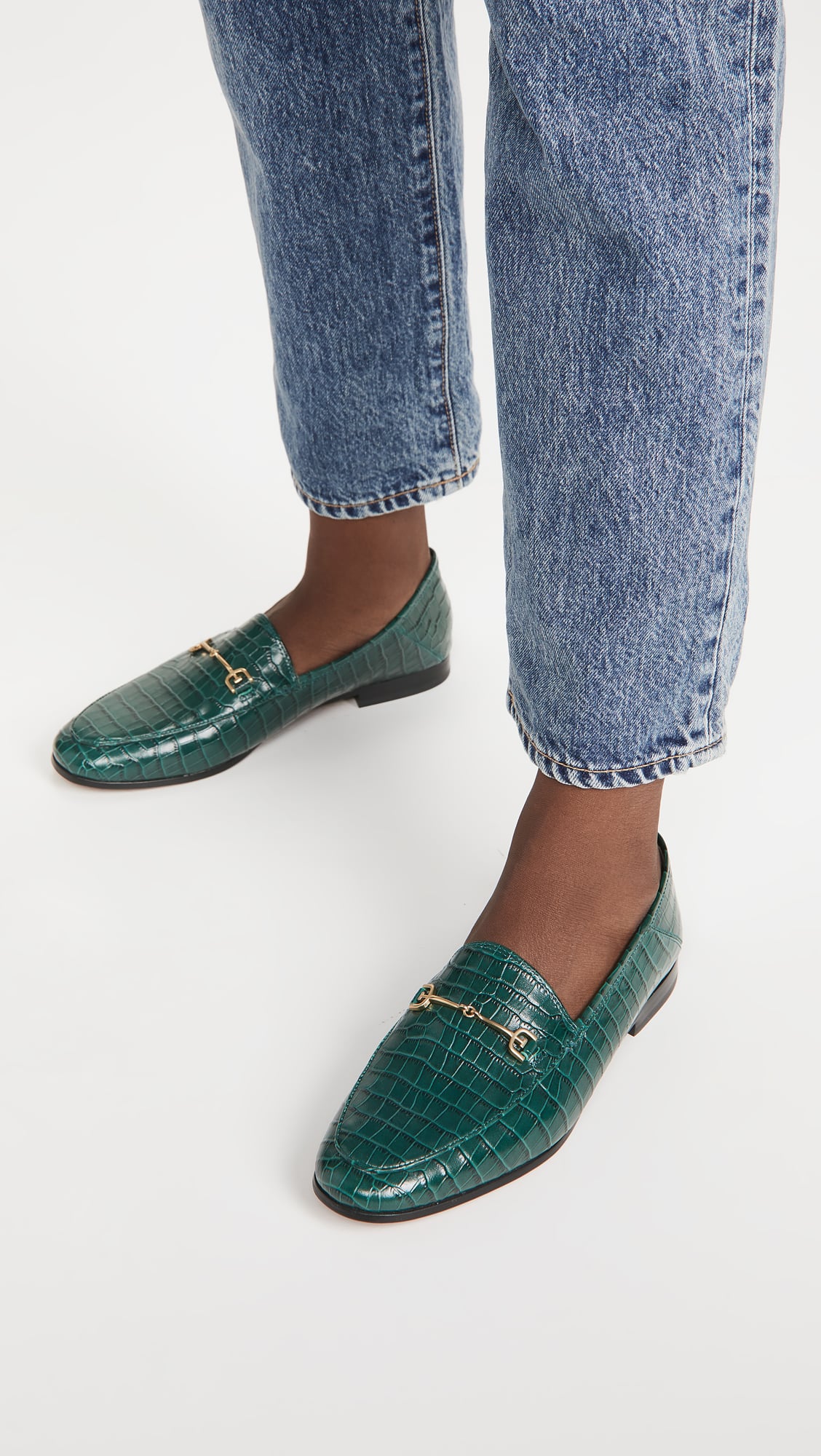 sam edelman green loafers