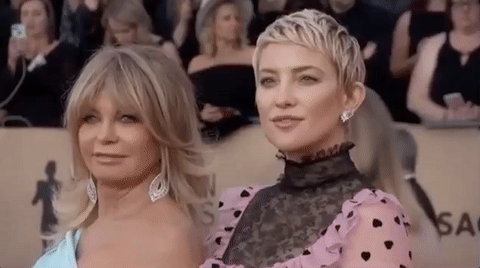 Goldie Hawn and Kate Hudson at the 2018 SAG Awards