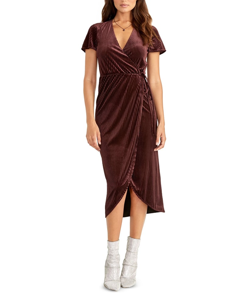 Rachel Rachel Roy Faux-Wrap Midi Dress