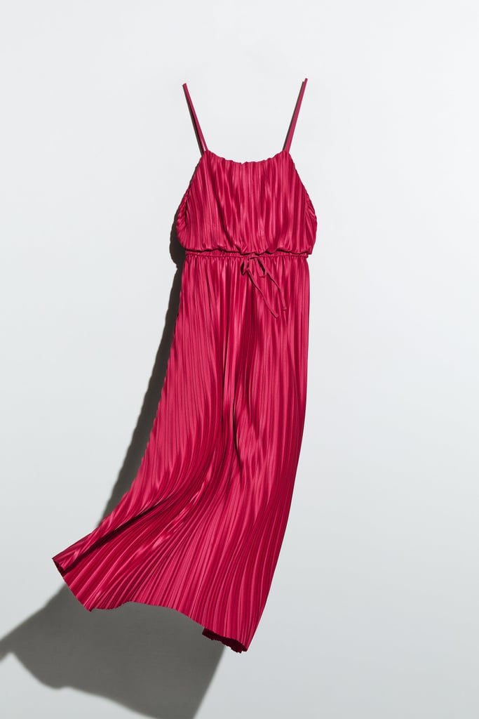 Zara Pleated Dress The Best Gossip Girl Holiday Outfits From Serena