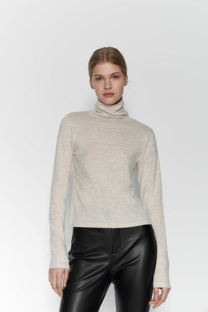 Zara Turtleneck Soft Touch Top